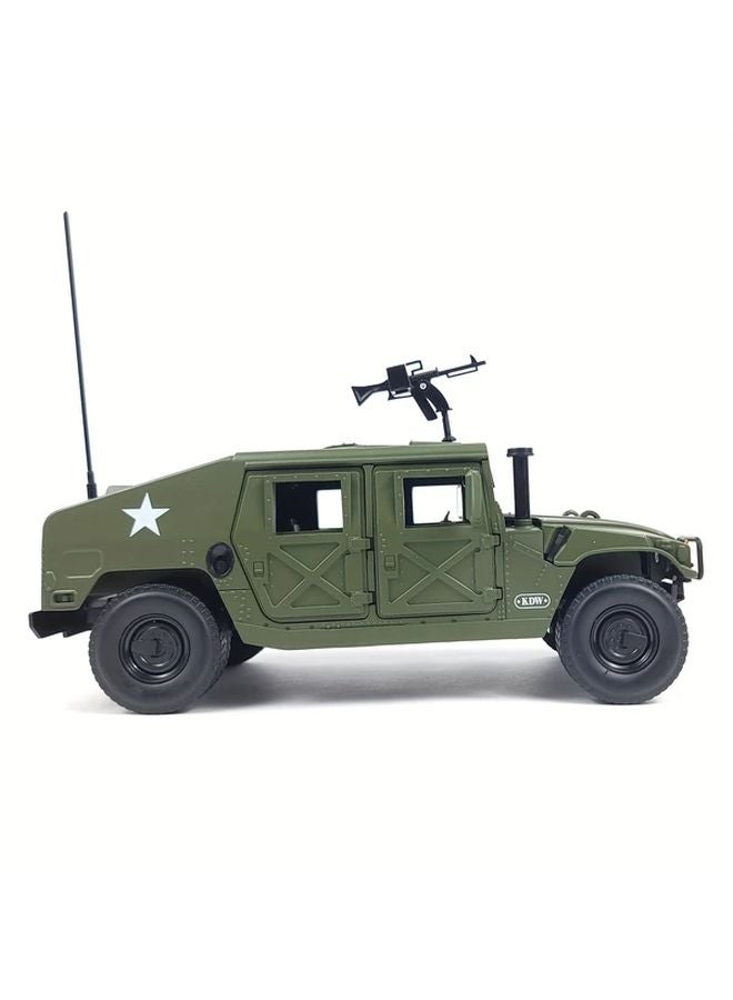 Metal 1 18 Scale Die Cast Alloy Military Tactical Vehicle Model Heavy Duty Off Road - Image 3